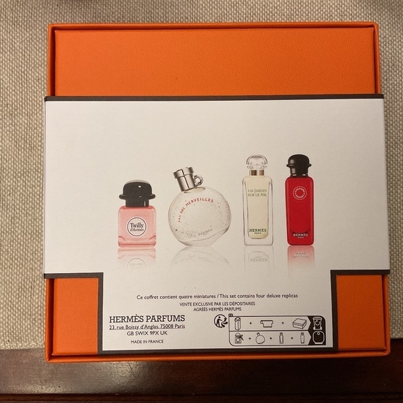 NWT HERMES Made In France 4pc Mini Fragrance Discovery Set - Picture 9 of 9